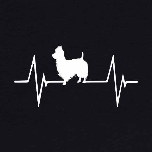 Australian Terrier Heartbeat Love by CruseClay